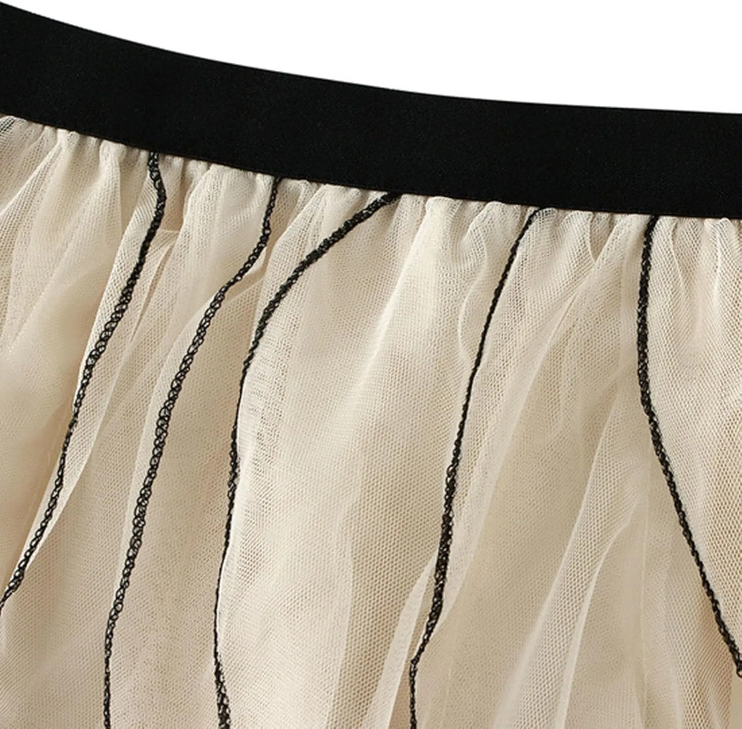 2023 Women's Long Maillard Fall Skirt Elegant High Waist Cocktail Party Wedding Flared A Line Midi Skirts Fashion