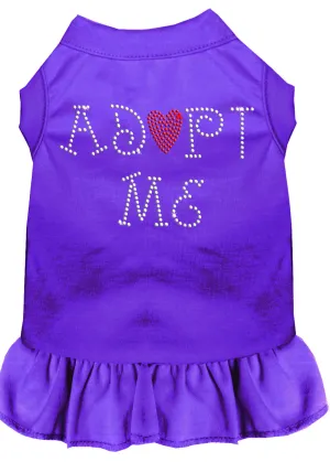 Adopt Me Rhinestone Dress Purple 4x