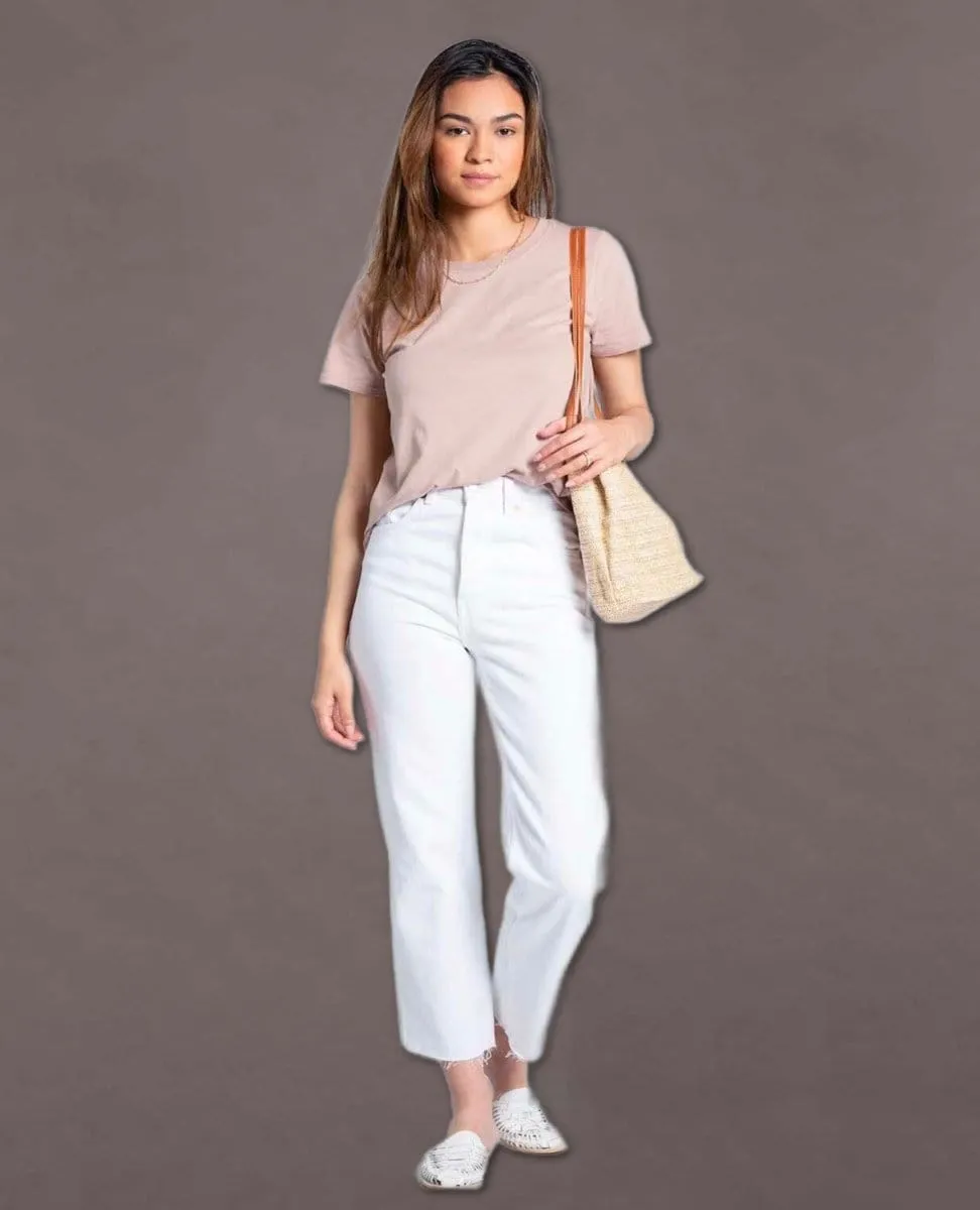 Aiden Short Sleeve Mauve Mist Tee