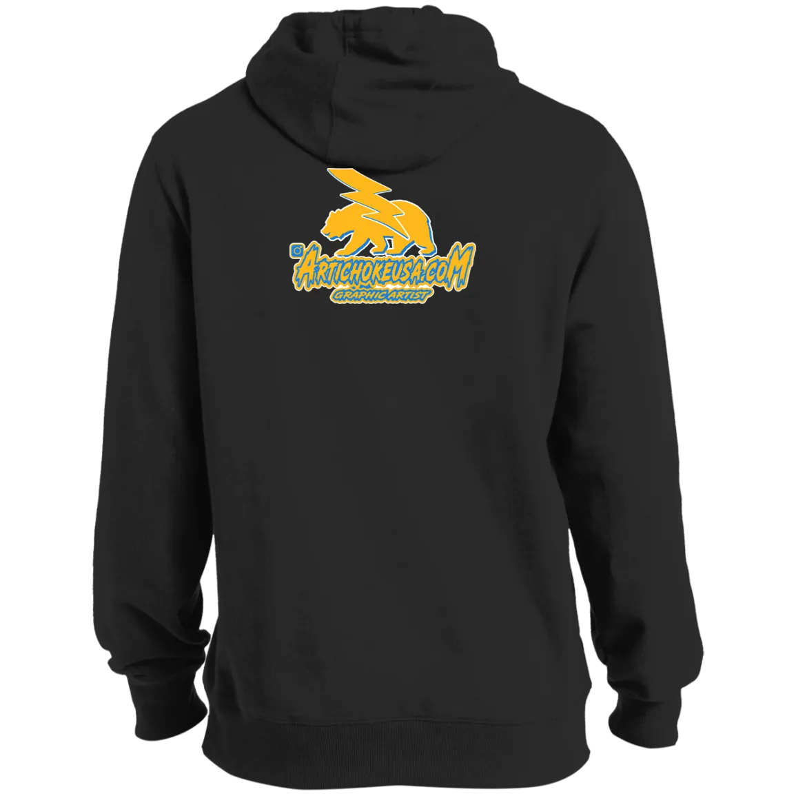 ArtichokeUSA Custom Design. Los Angeles Chargers Fan Art. Ultra Soft Pullover Hoodie