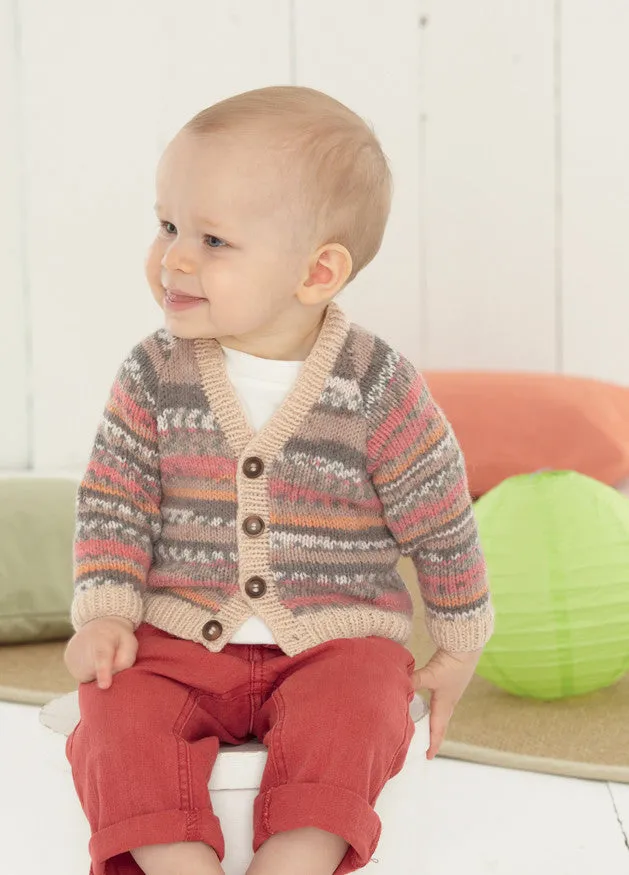 Babies and Childrens Cardigans in Sirdar Snuggly Baby Crofter DK and Snuggly DK (4631) - Digital Version