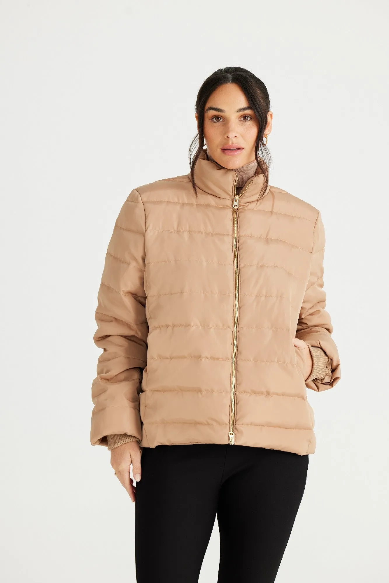 Brave True Sillian Puffer - Cashew