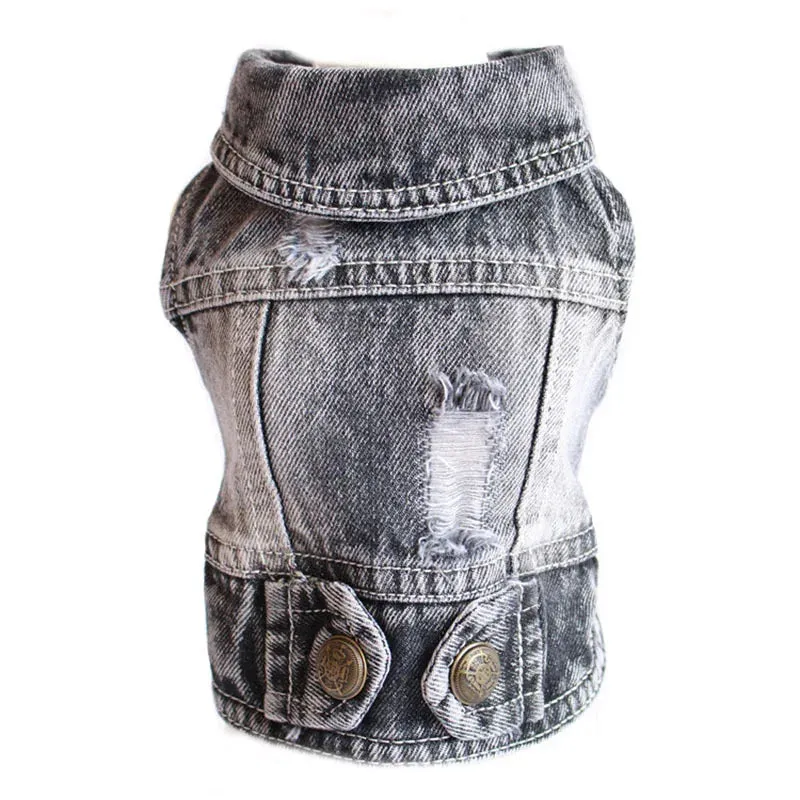 Denim Delight Dog Jeans Jacket