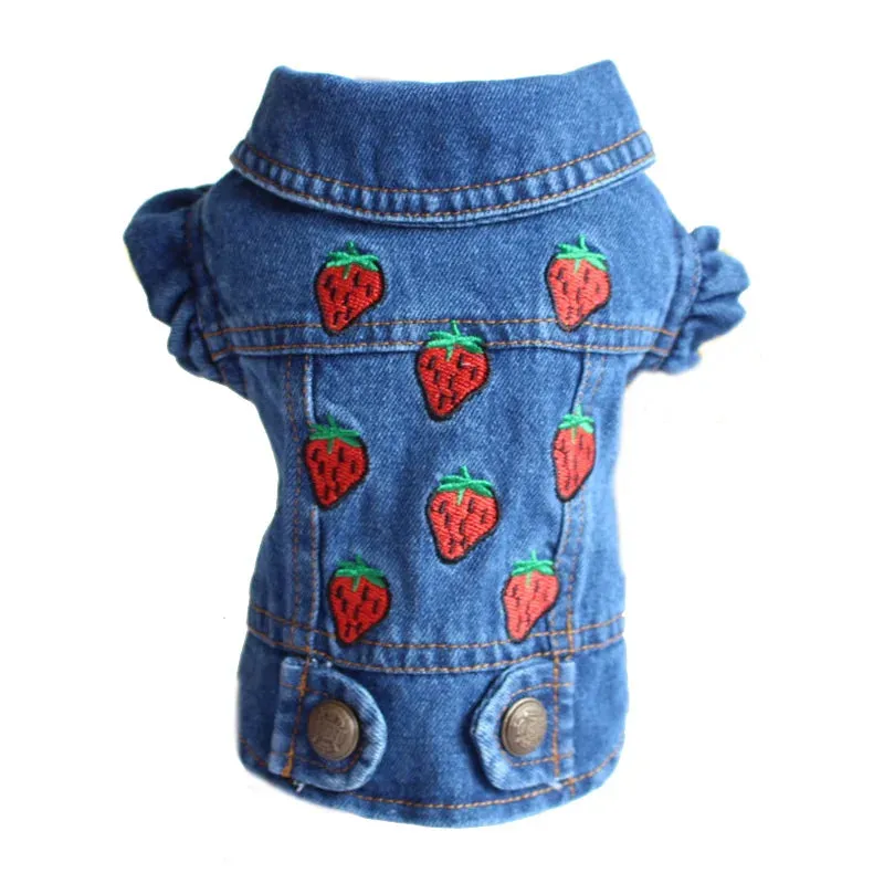 Denim Delight Dog Jeans Jacket