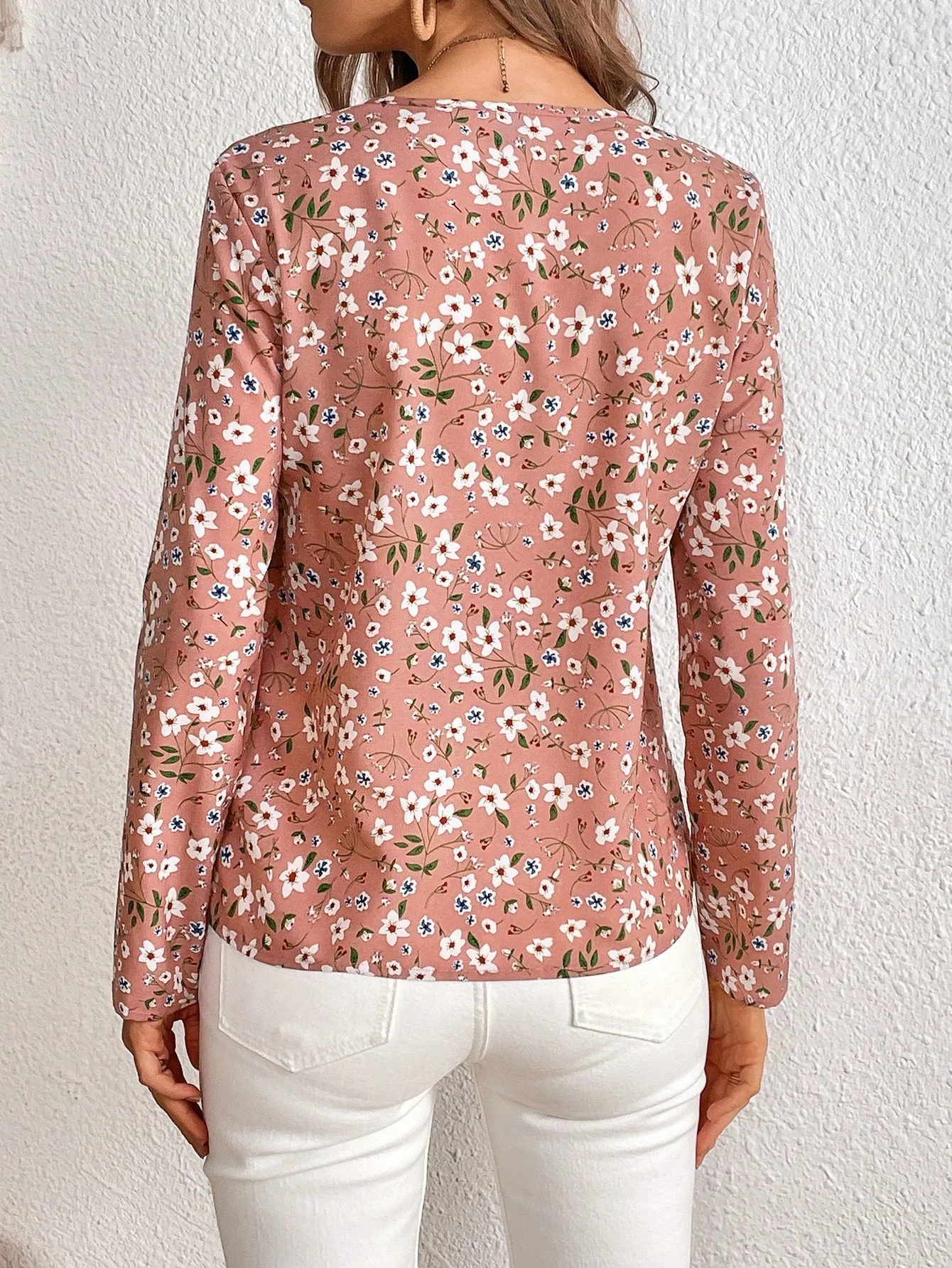 Ditsy Floral Print Blouse