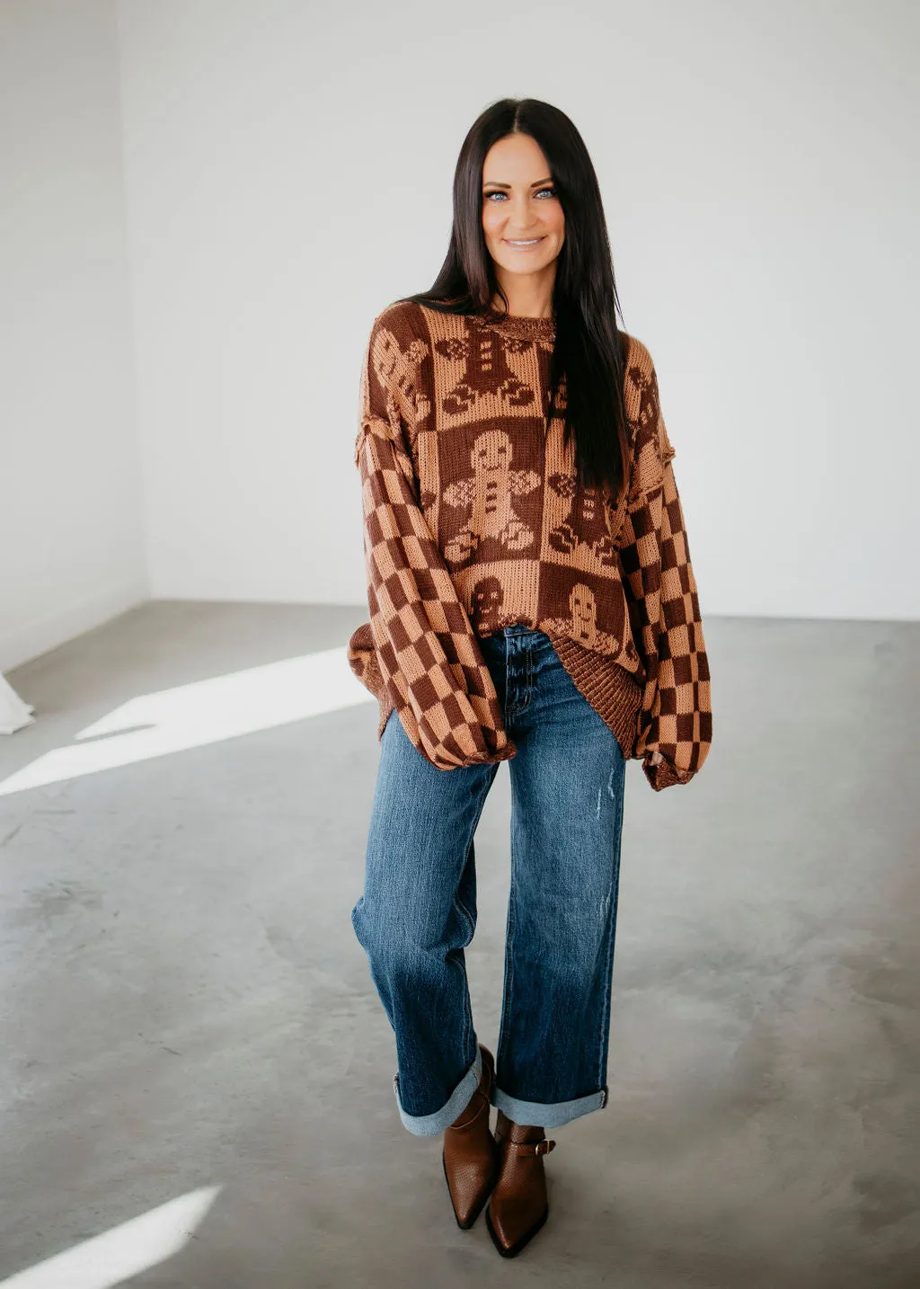 Gingerbread Oversized Sweater