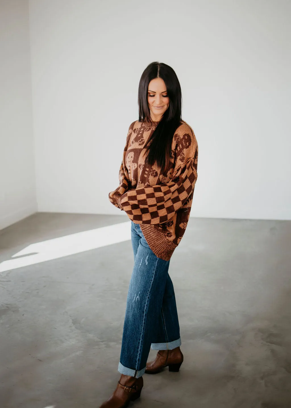Gingerbread Oversized Sweater