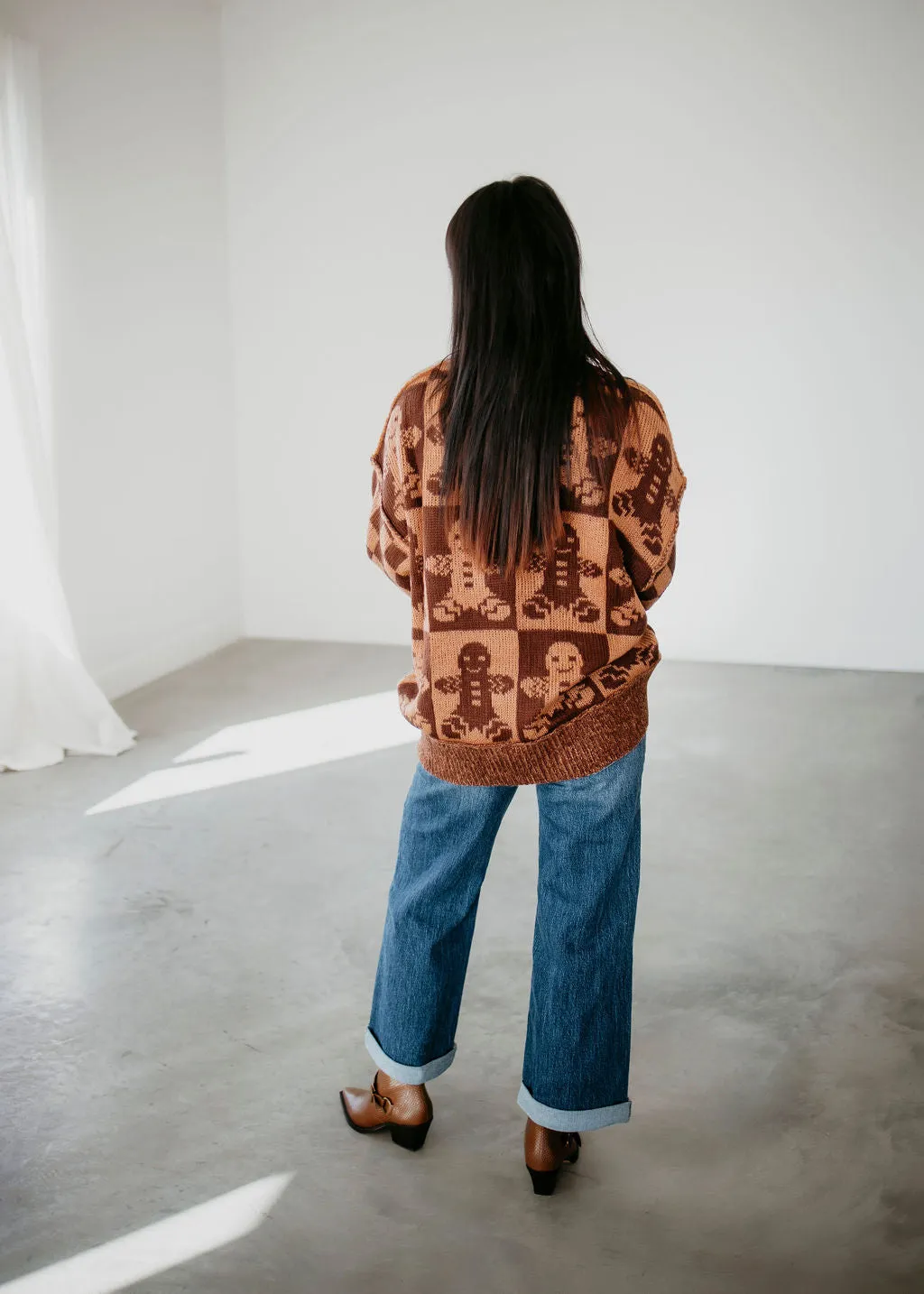 Gingerbread Oversized Sweater