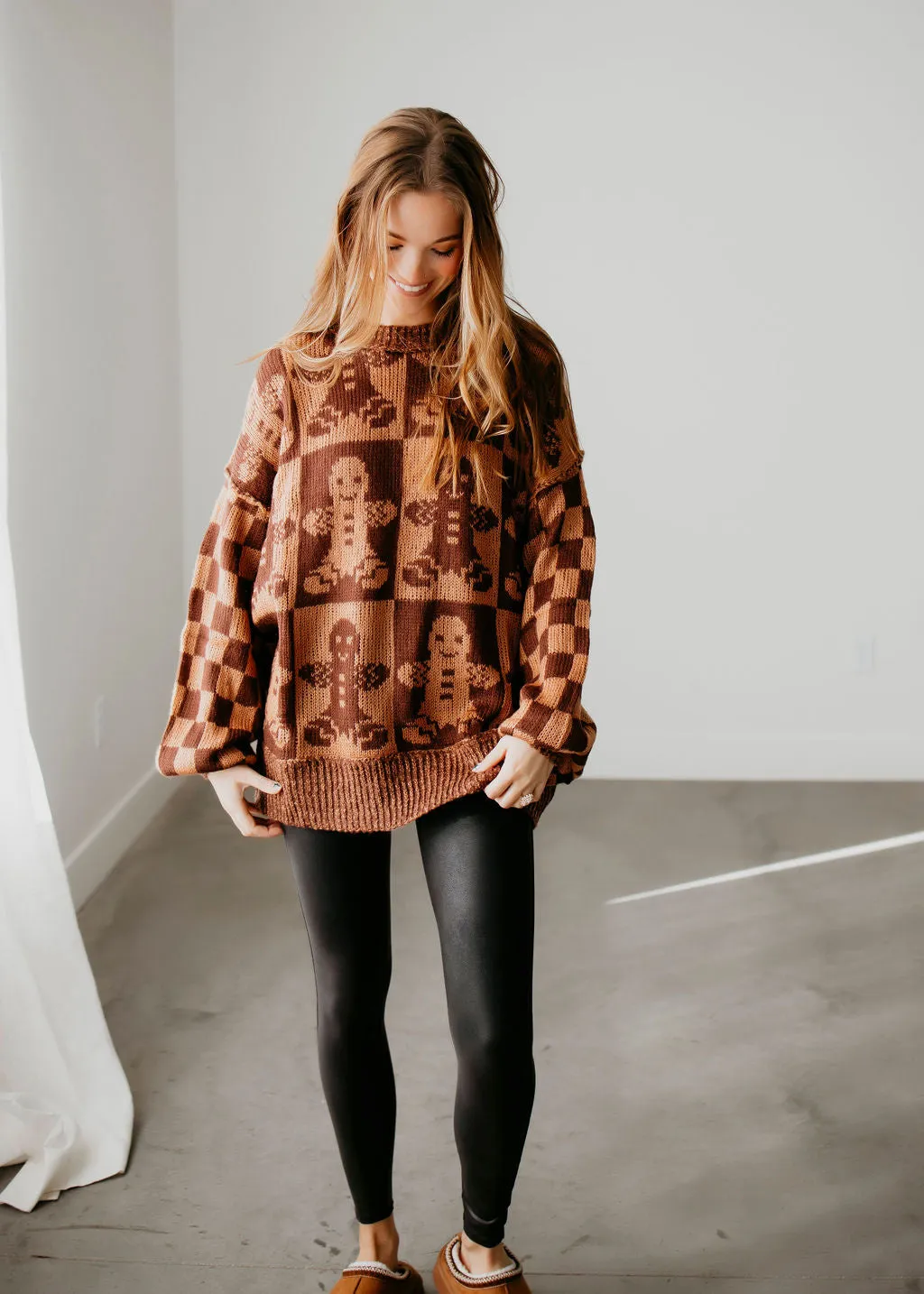 Gingerbread Oversized Sweater