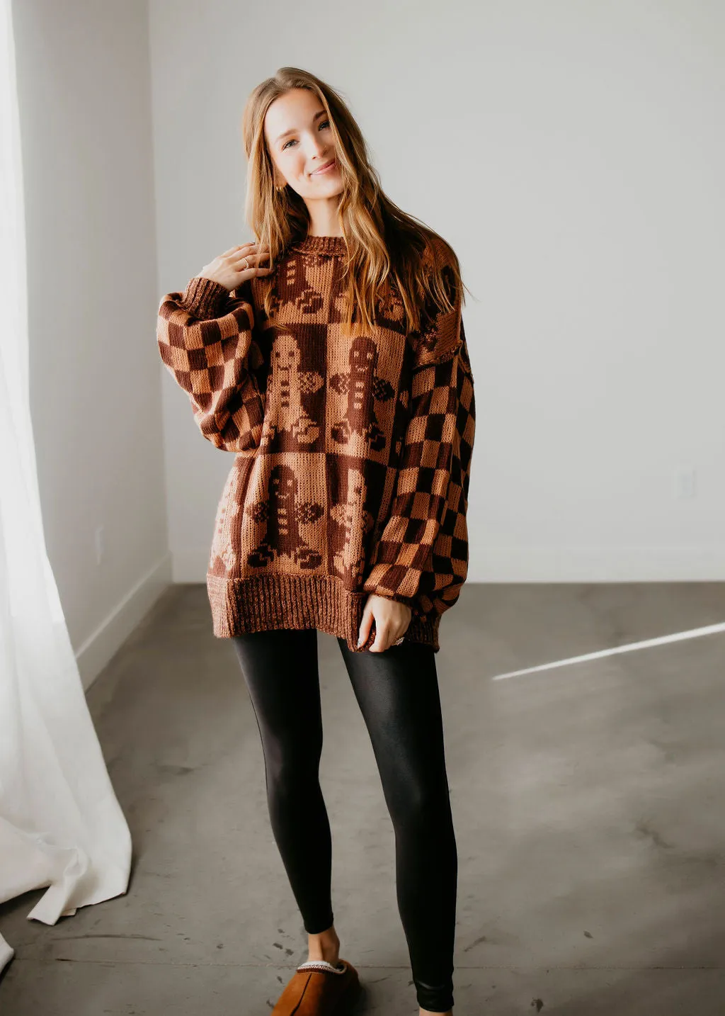 Gingerbread Oversized Sweater