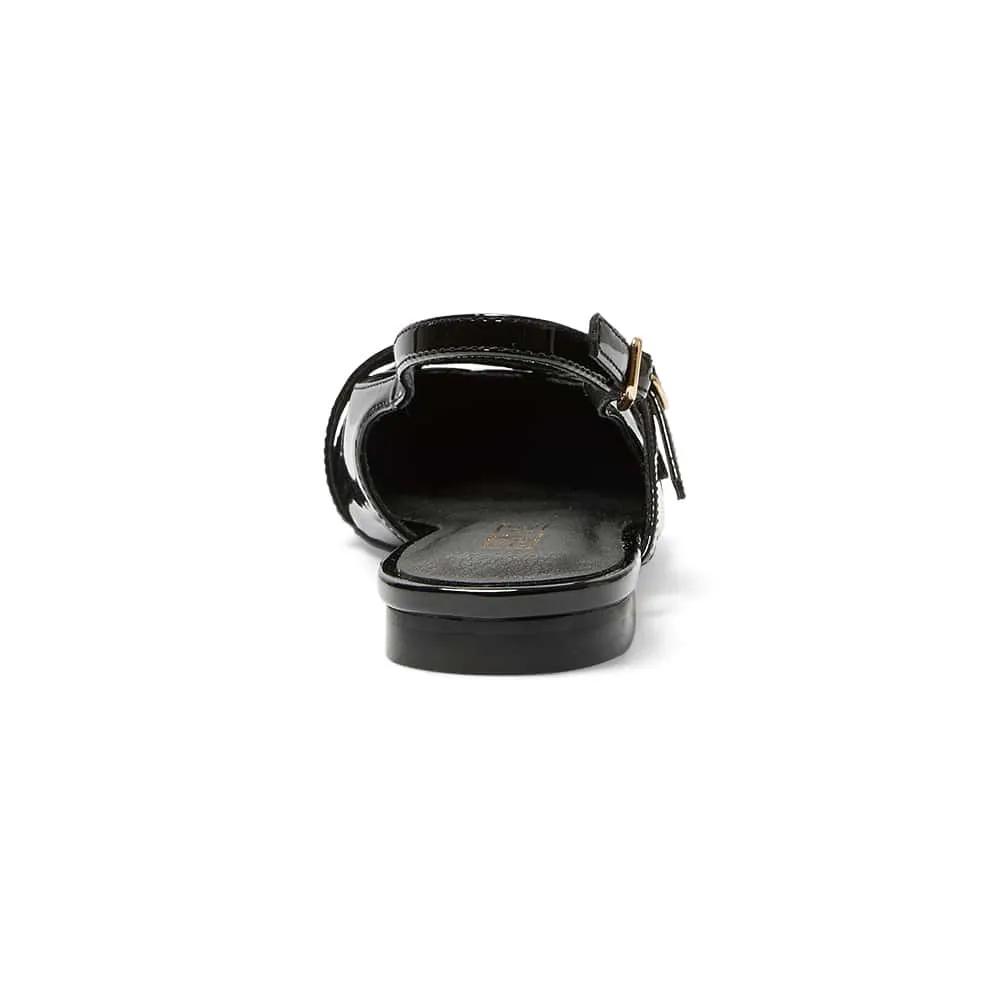 Inherit Flat in Black Patent