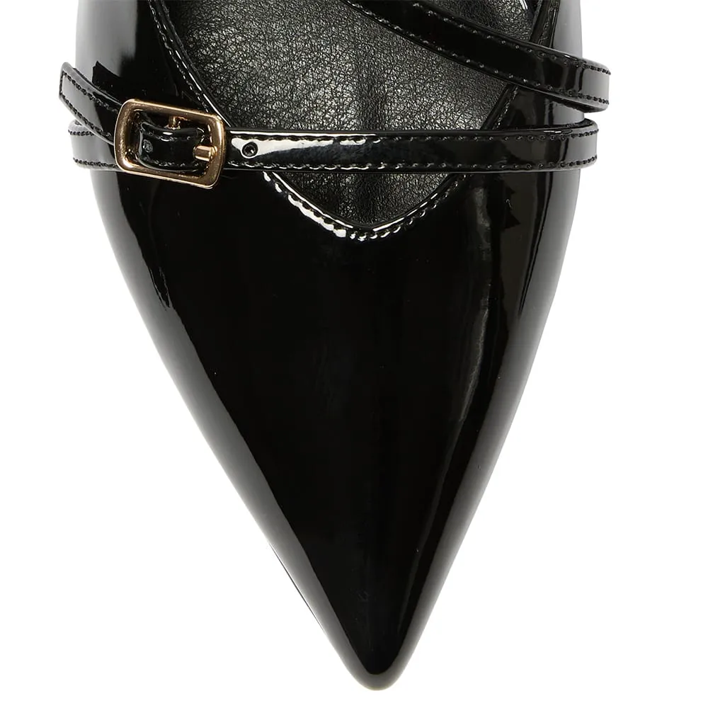 Inherit Flat in Black Patent