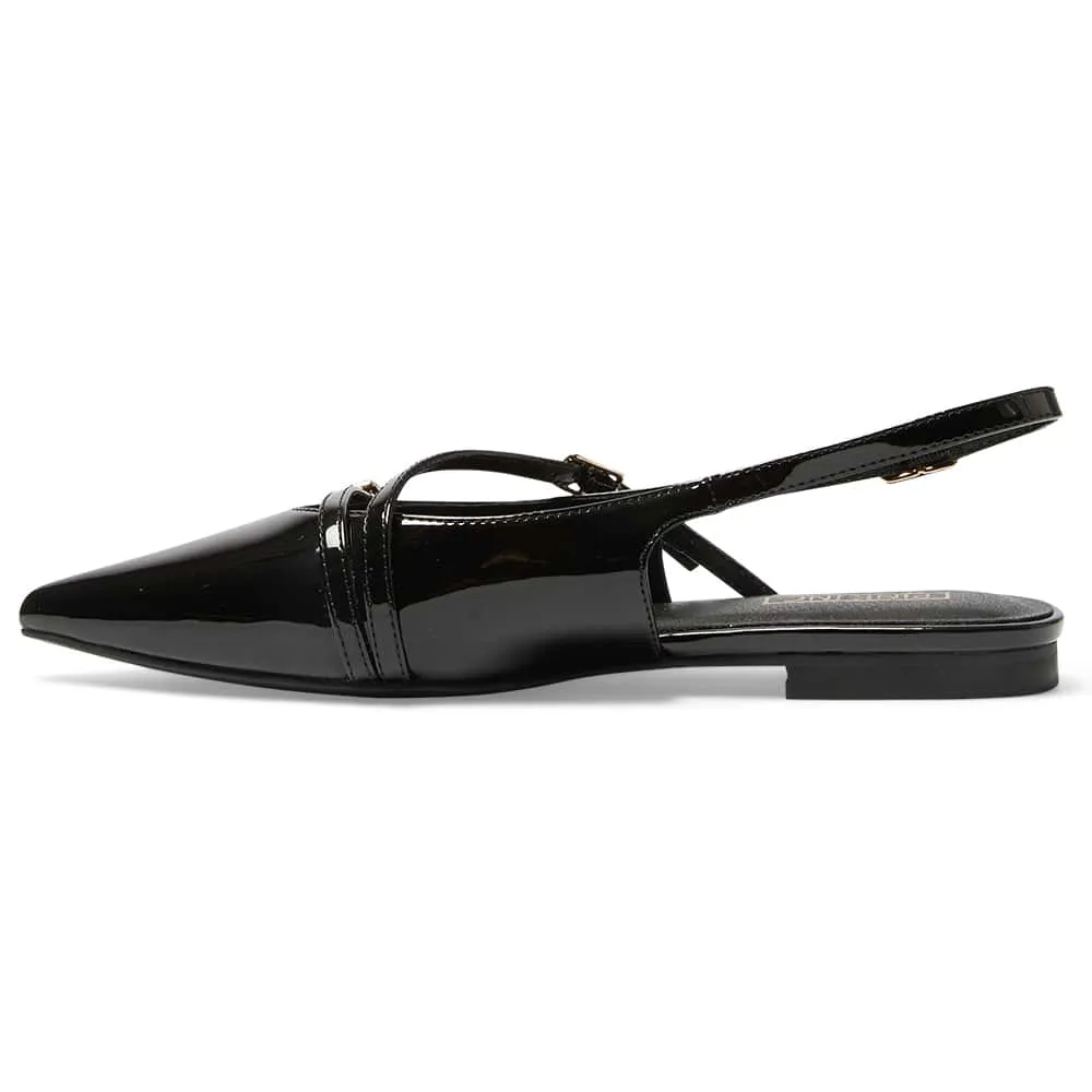 Inherit Flat in Black Patent