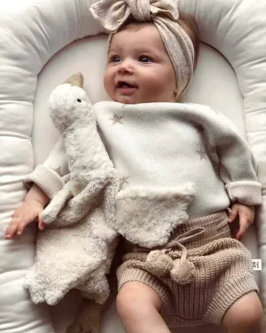 Knitted Bloomers - Cotton - Oatmeal