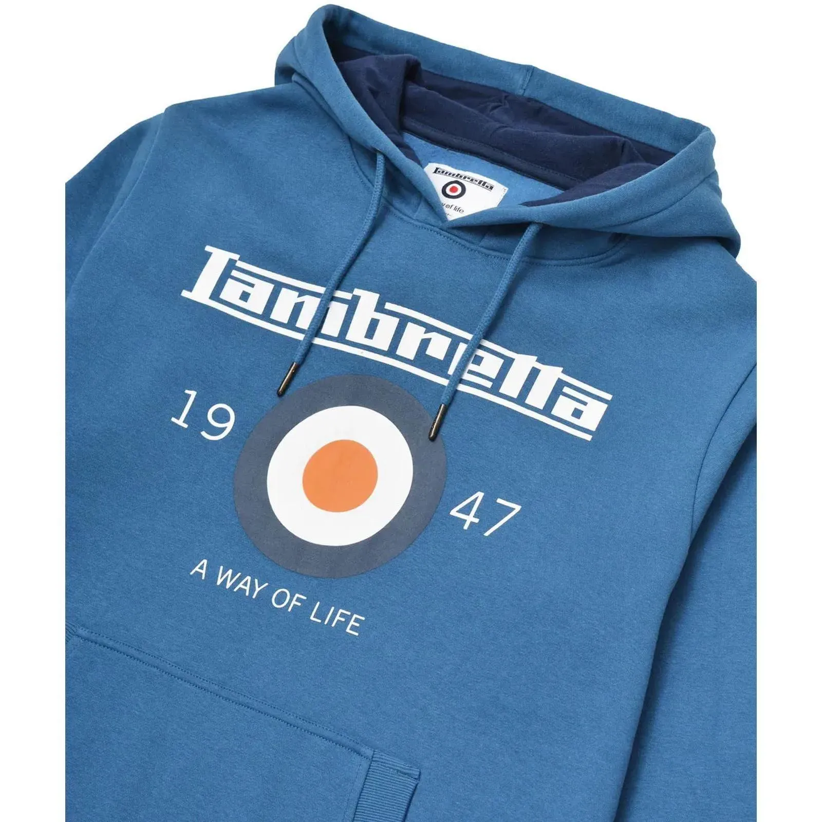Lambretta Mens Target Pullover Hoodie