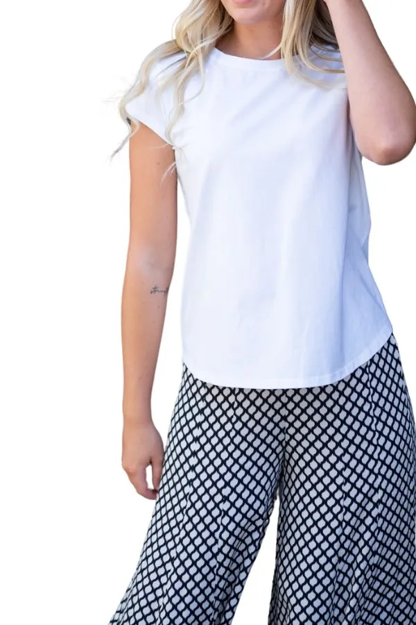 Layla Pants - Black & White