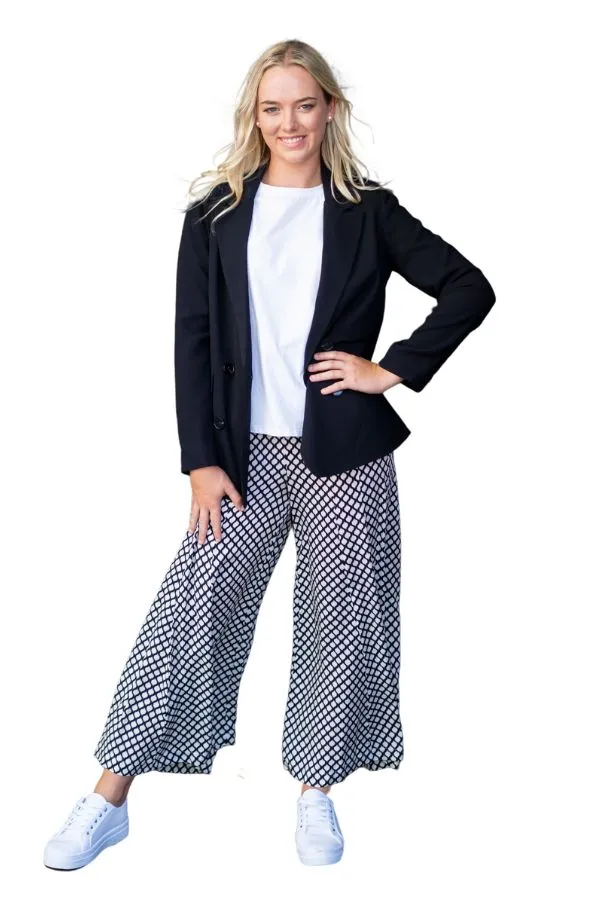 Layla Pants - Black & White