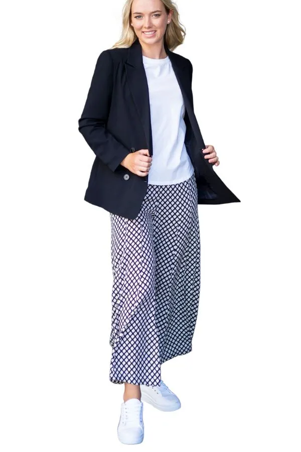 Layla Pants - Black & White