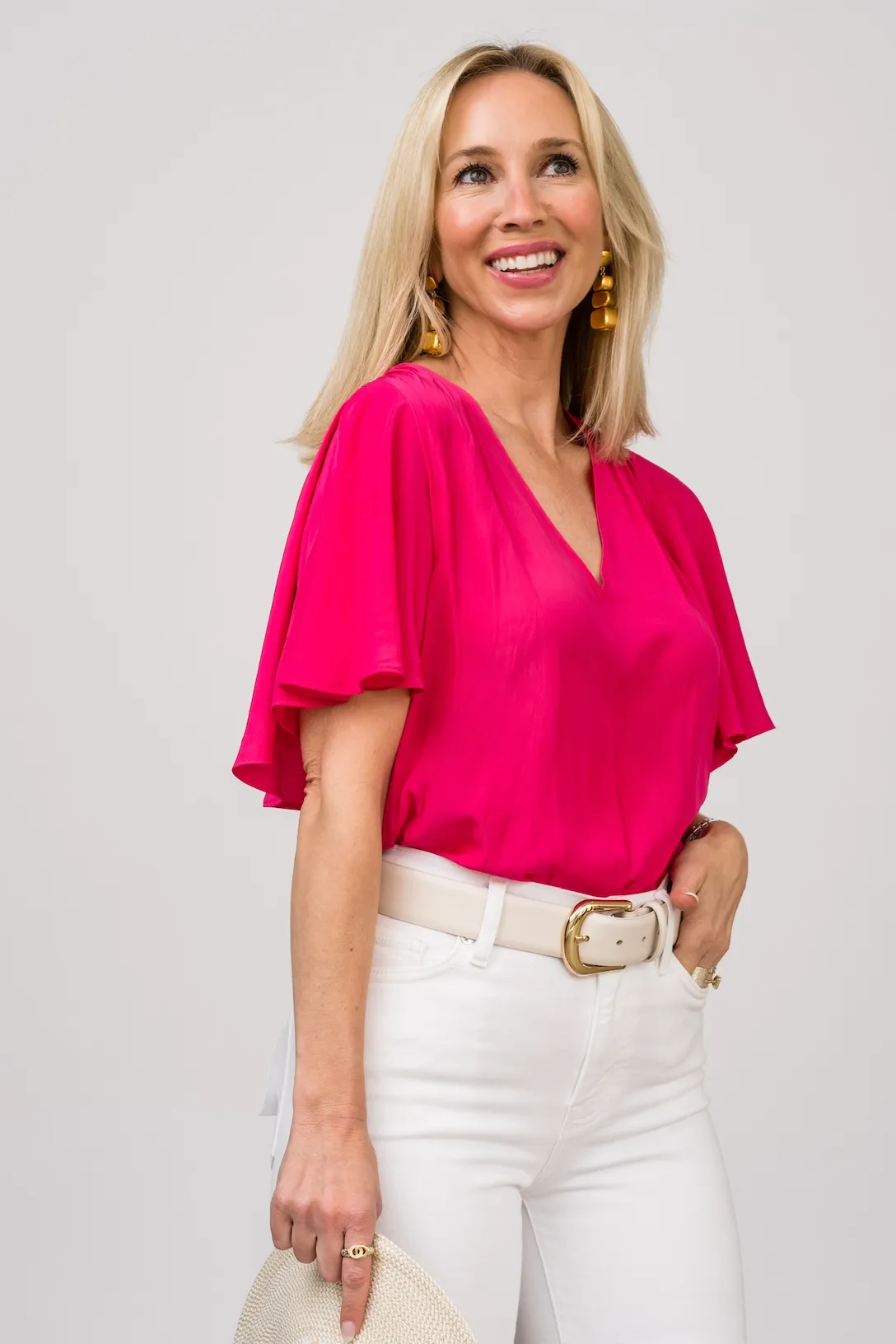 Lolita Top in Pink Petunia