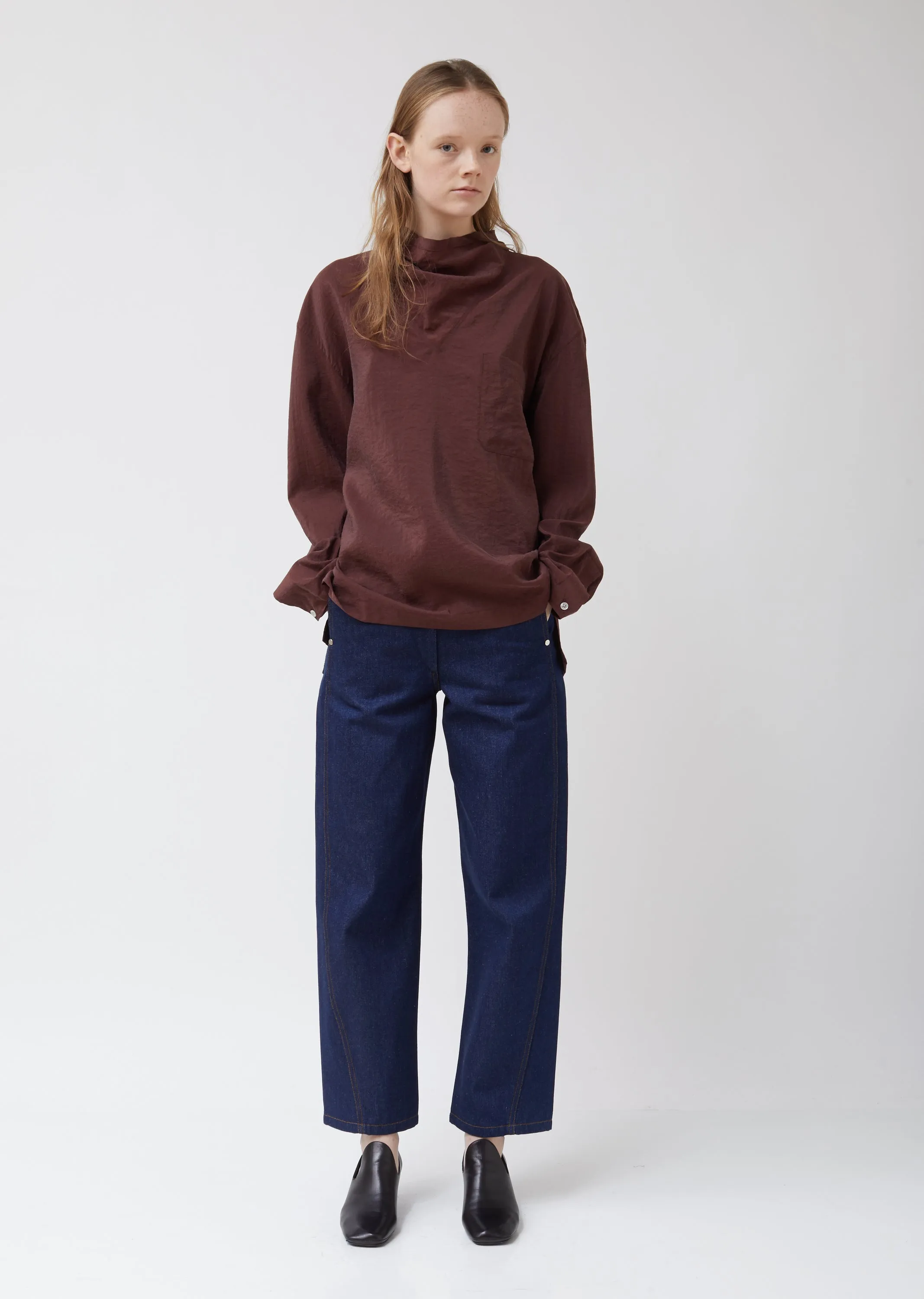 Loose Collar Top