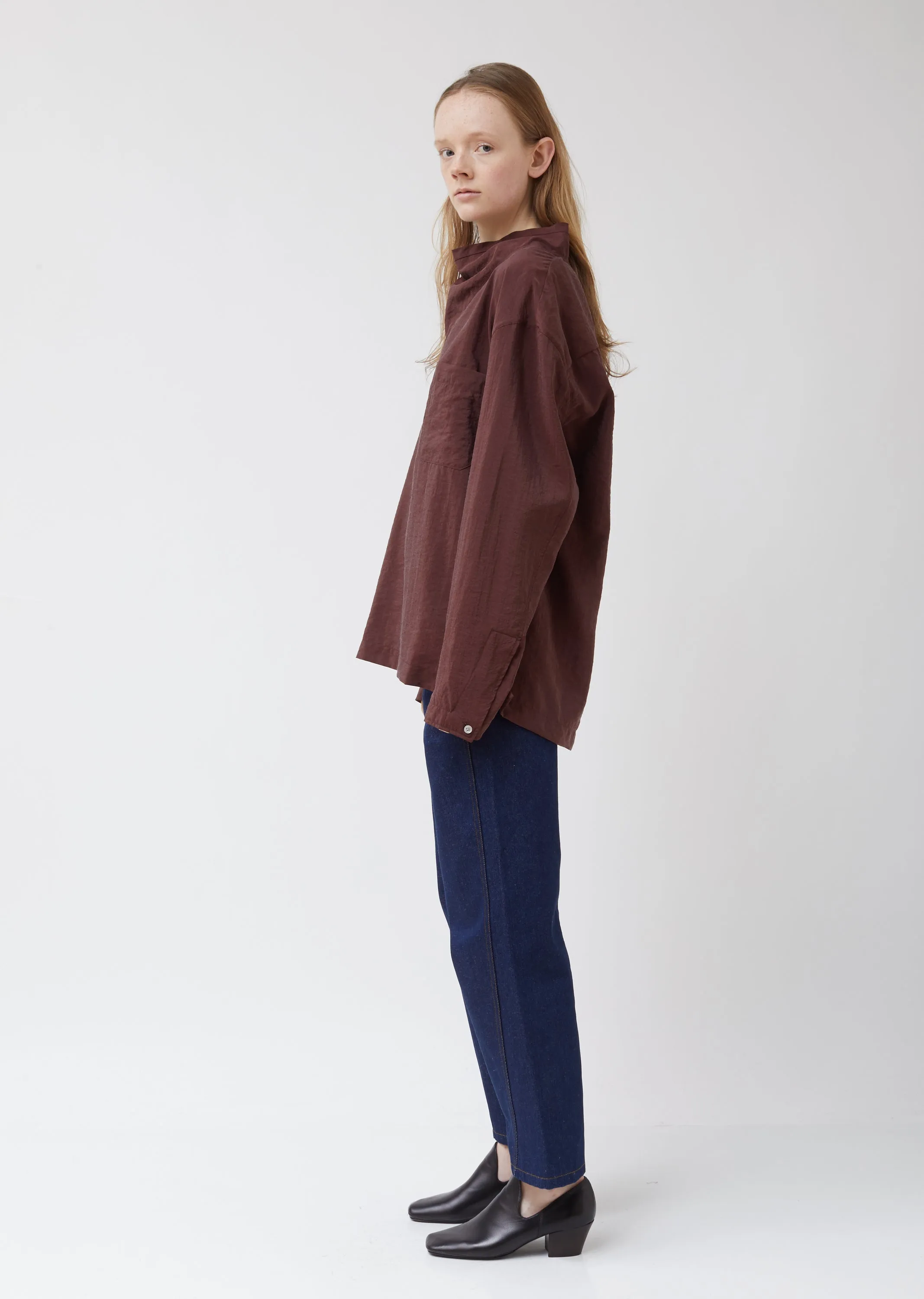Loose Collar Top