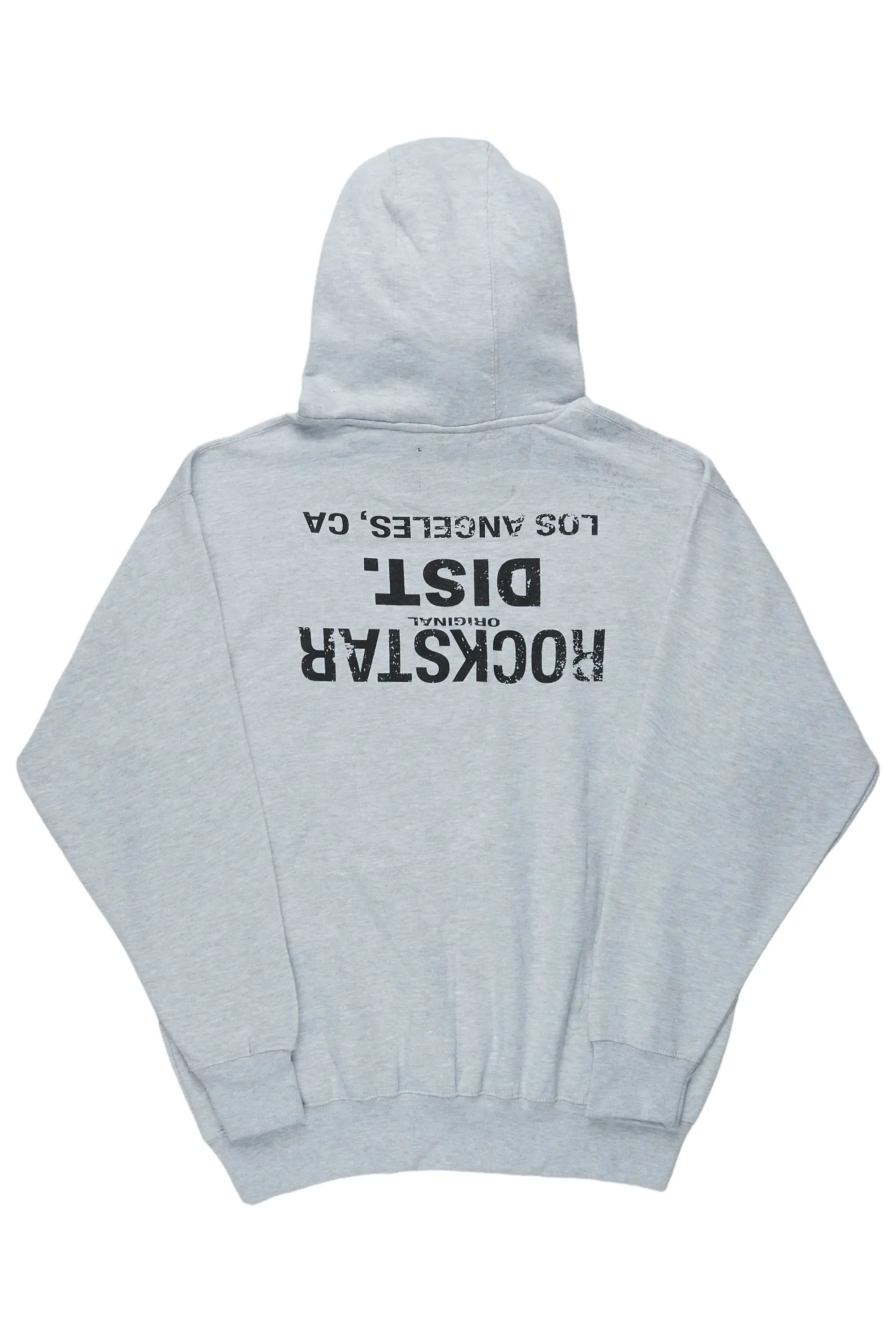 Martson Heather Grey Graphic Hoodie