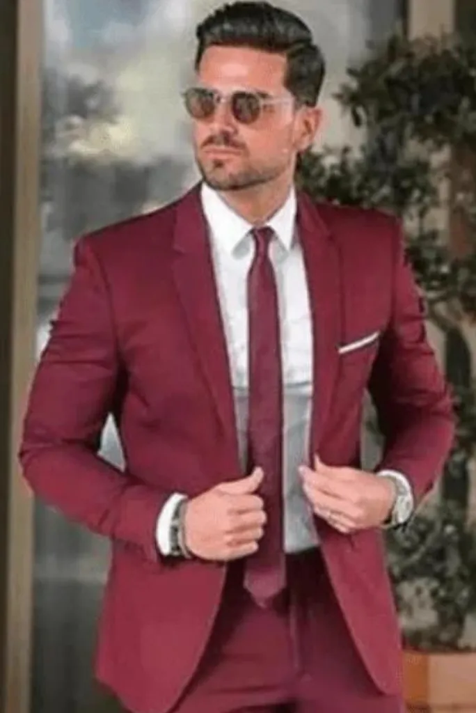 Men's Maroon Blazer Coat Stylish Coat Wedding Wear Dinner Coat Prom Wear Tailoring Coat Gift For Him