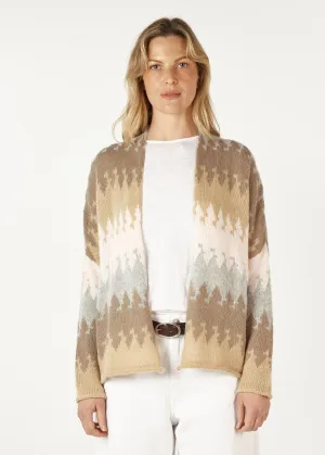 MOUNTAIN PEAKS CARDI IN FAWN