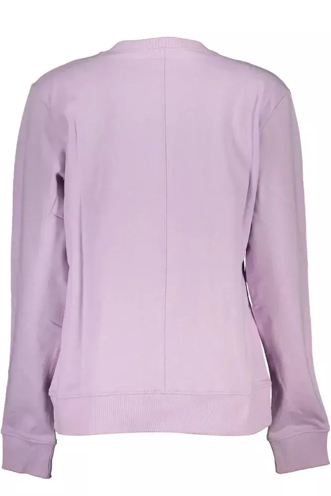 North Sails Chic Purple Organic Cotton Sweatshirt
