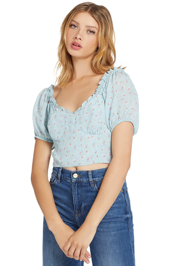 Petunia Top (Blue Ribbon)