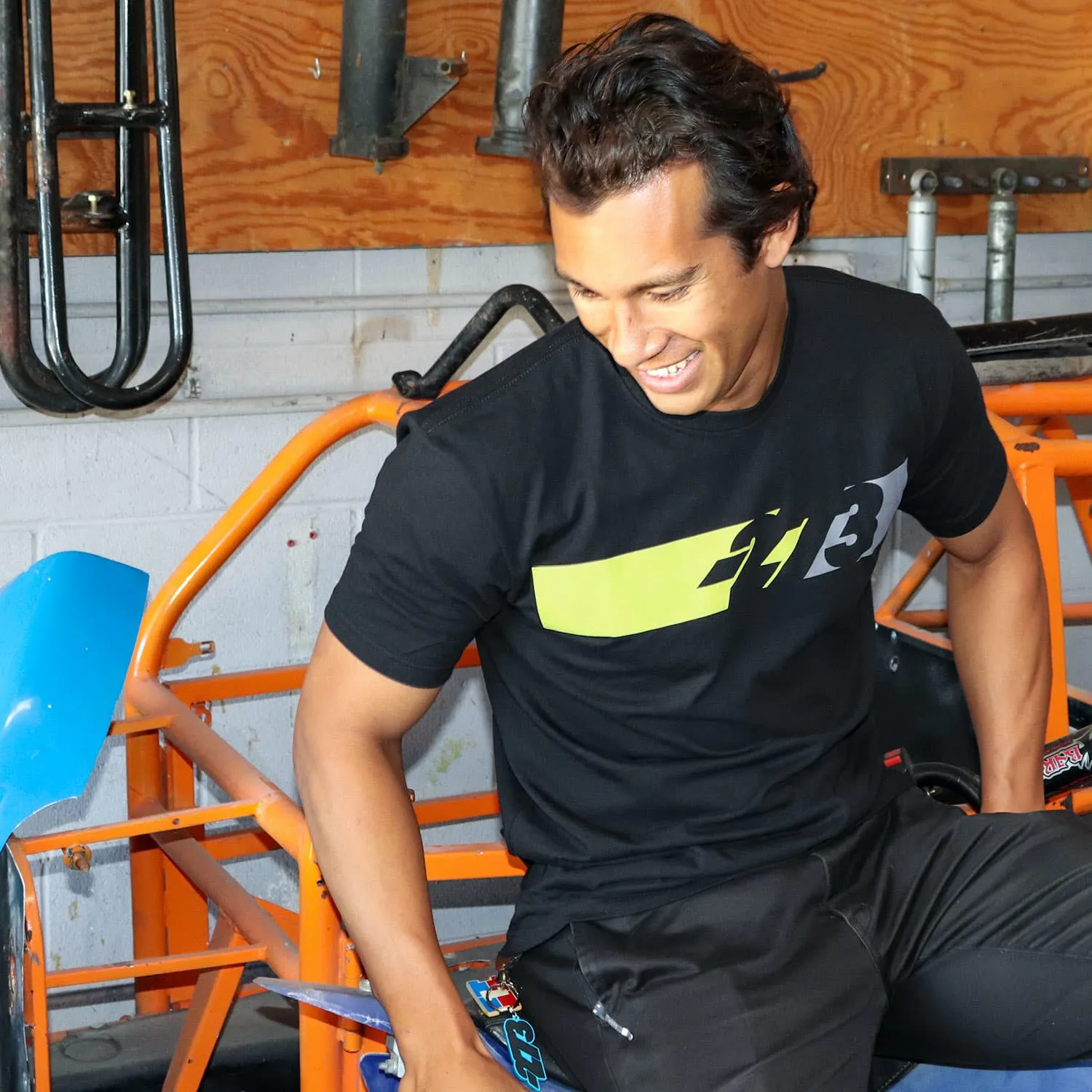 PIT Tee Black/Fluo Yellow/Gray
