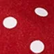 Polka Dot Ruffle Cap Sleeve Round Neck Regular Plus Size Blouse