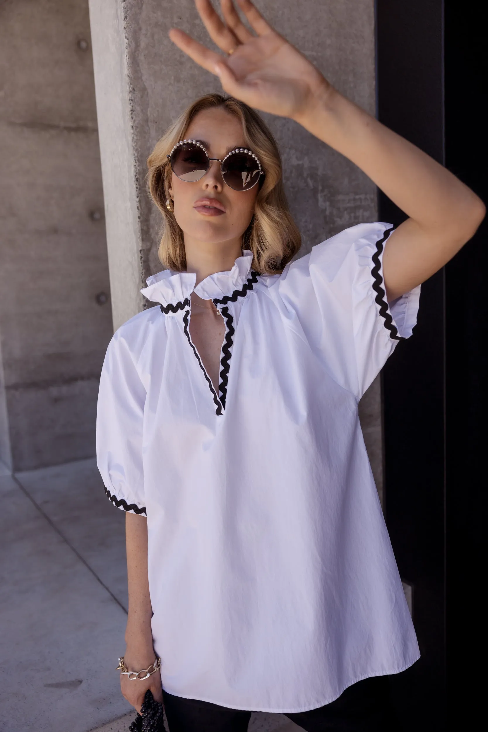 PRESTO WAVE Blouse White