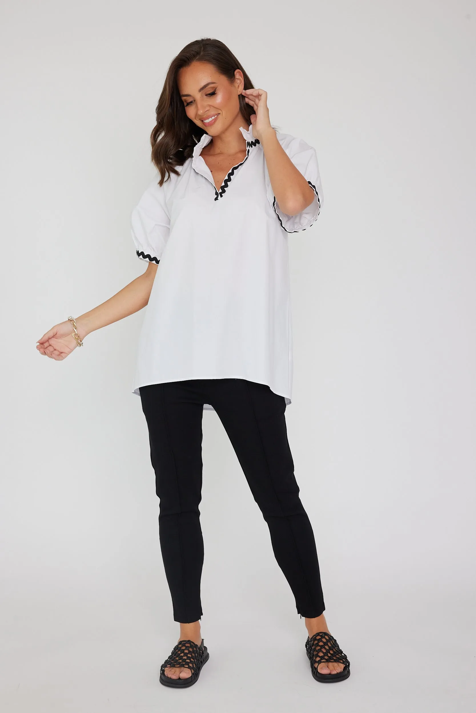 PRESTO WAVE Blouse White