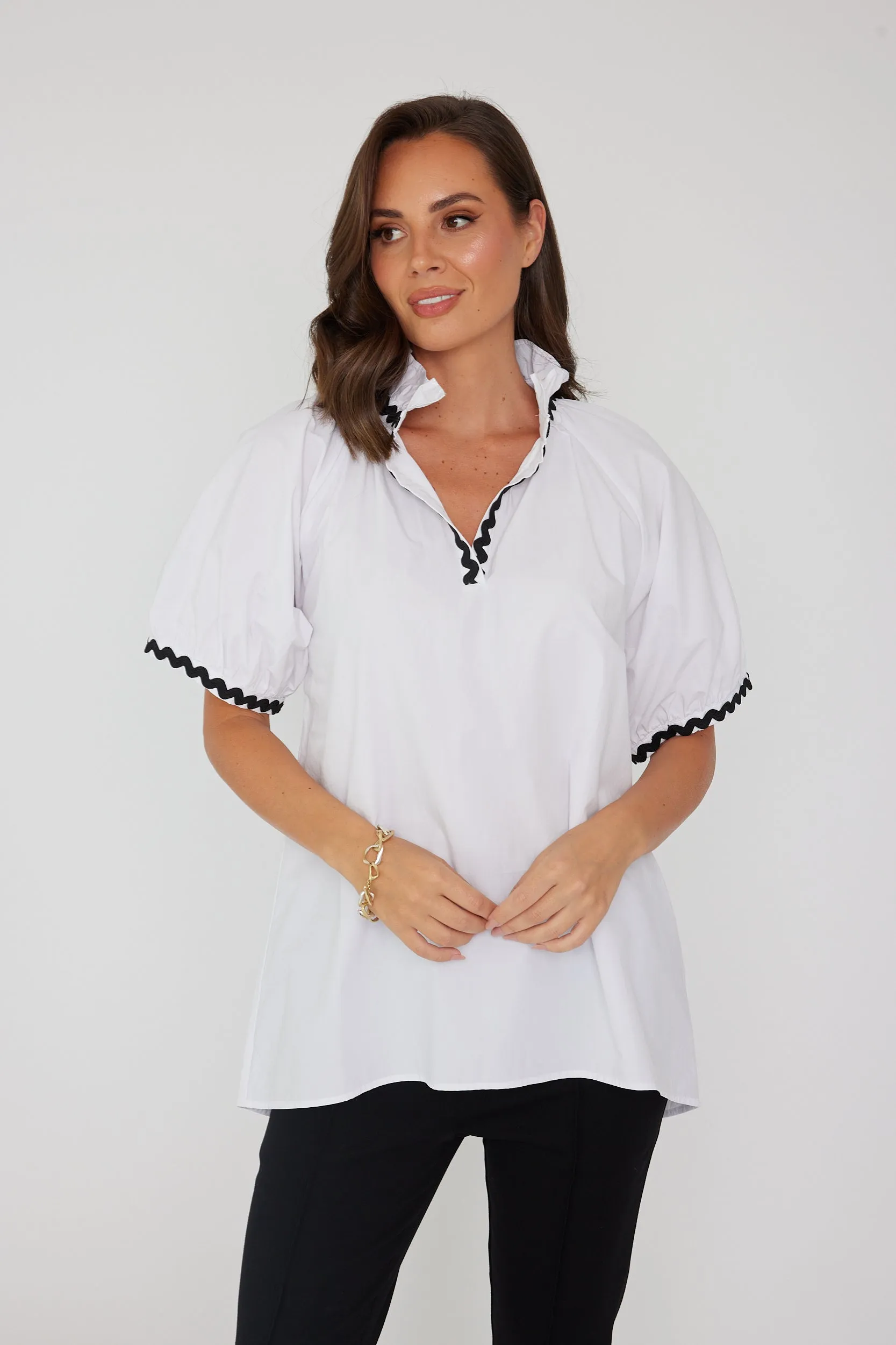 PRESTO WAVE Blouse White