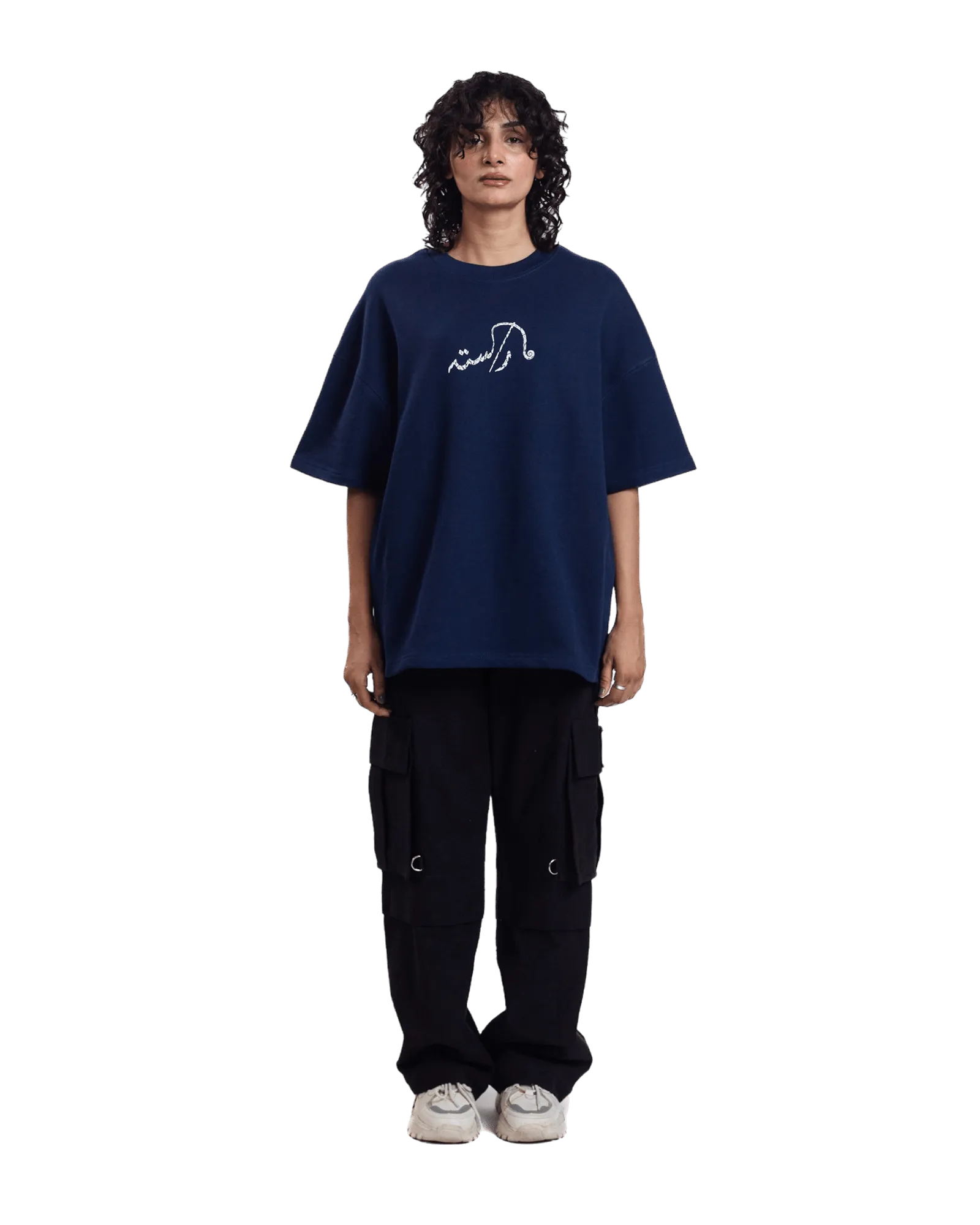 "INVISIBLE MAN" BLUE T-SHIRT