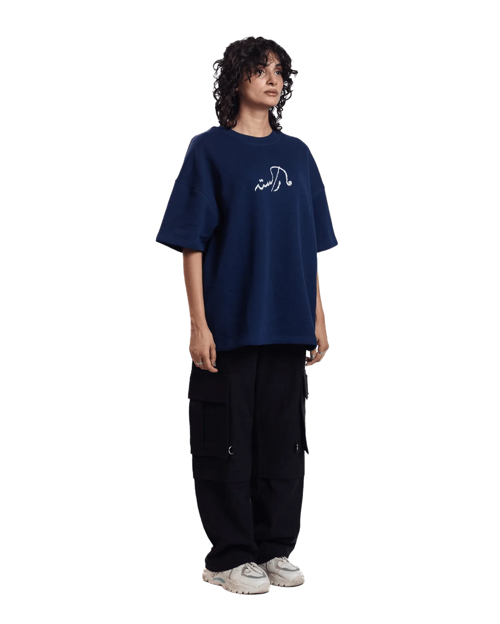 "INVISIBLE MAN" BLUE T-SHIRT