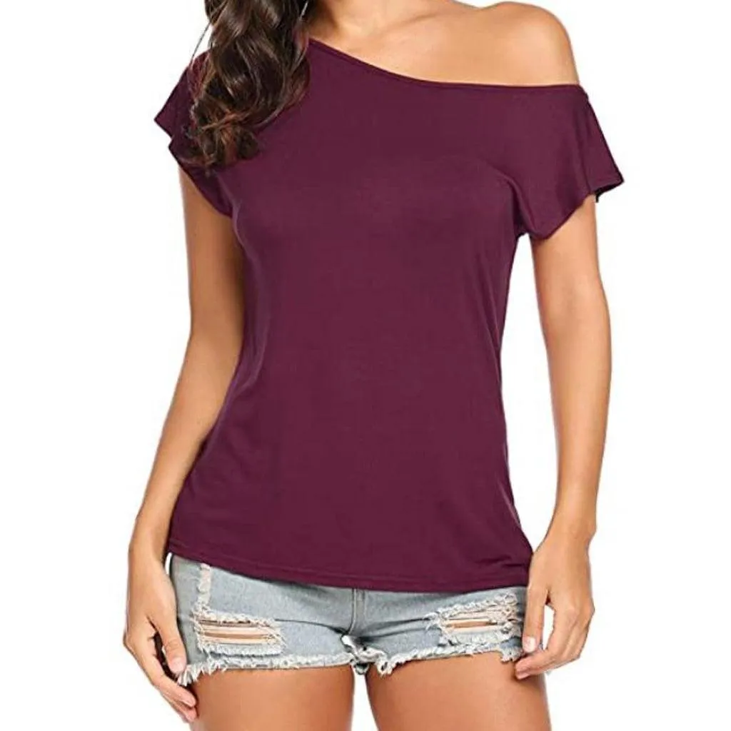 SEXY SHOULDER STYLE TEE