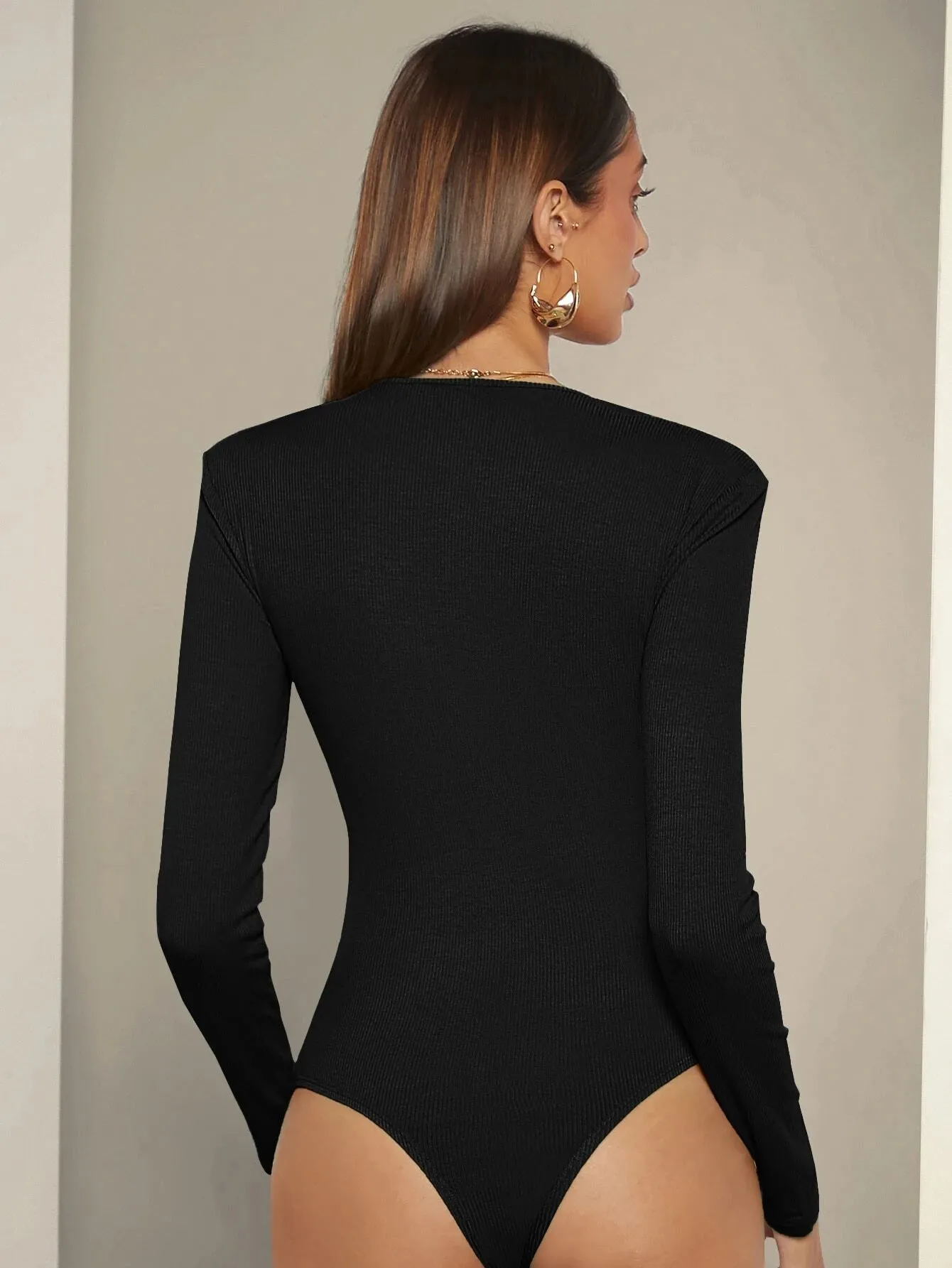 SHEIN BIZwear Ruched Bust Sweetheart Neck Bodysuit