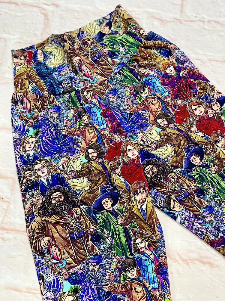 Size Medium (3-6y) GWM Joggers - Sketchy Wizards