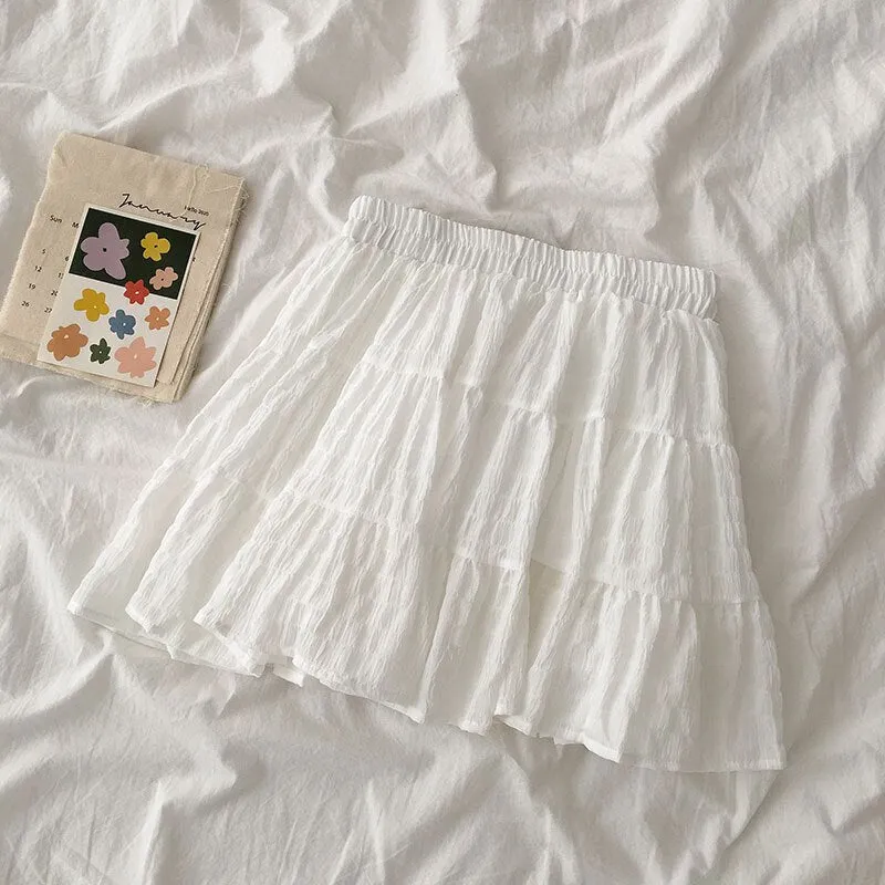Skirts Women Mini Folds A LINE Harajuku Mujer School Girls Sexy Cute