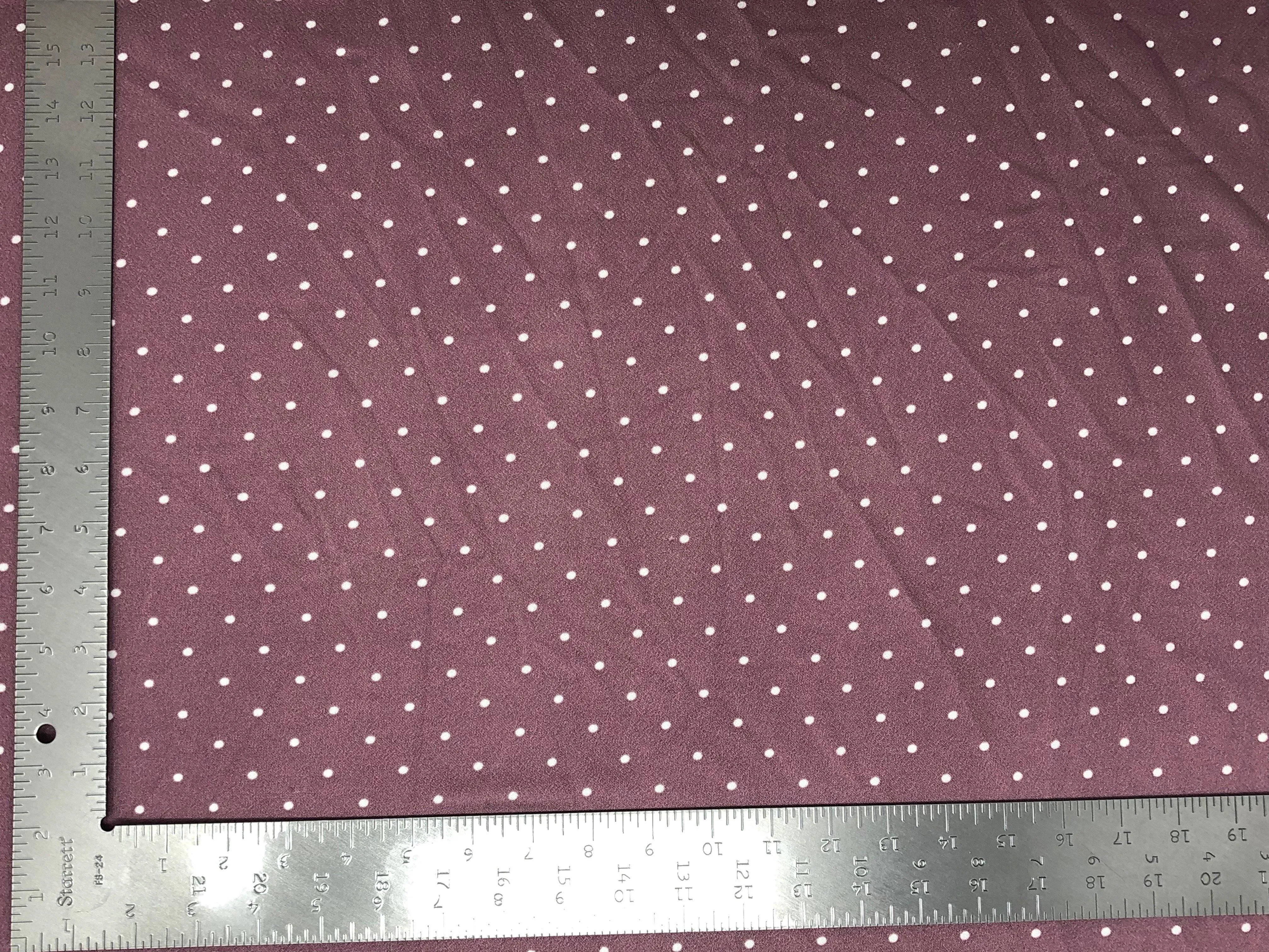 Techno Crepe Knit Pin Polka Dot Print Fabric