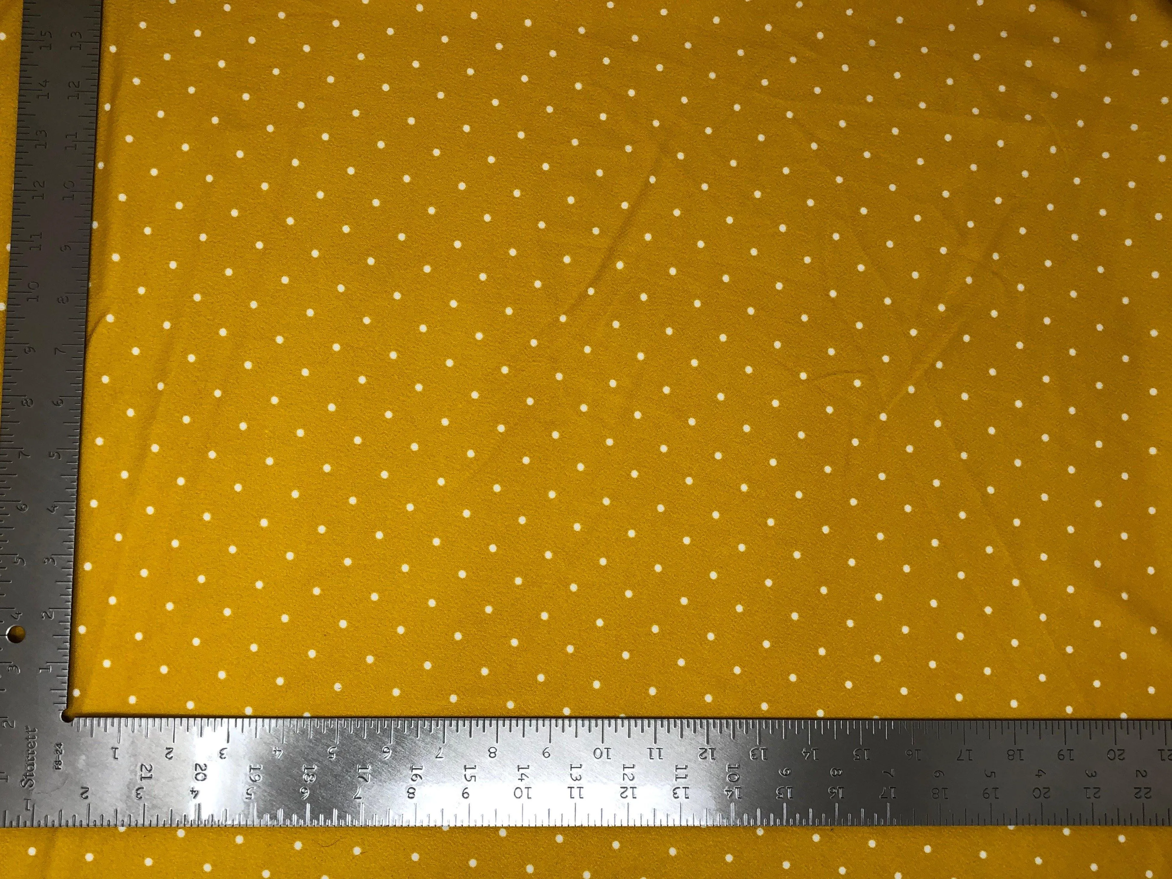 Techno Crepe Knit Pin Polka Dot Print Fabric