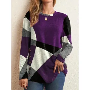 Trui met Geometrische Print