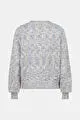 Viki V-Neck Open-Knit Cardigan in Multicolor - EsQualo SP2307019