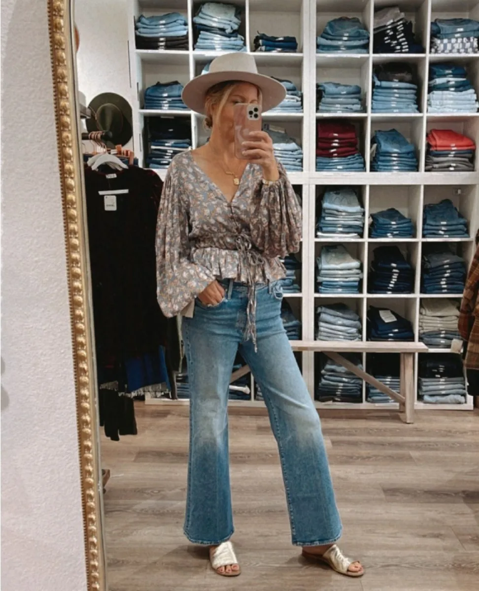 Wildflower Tarot Top Stonewash