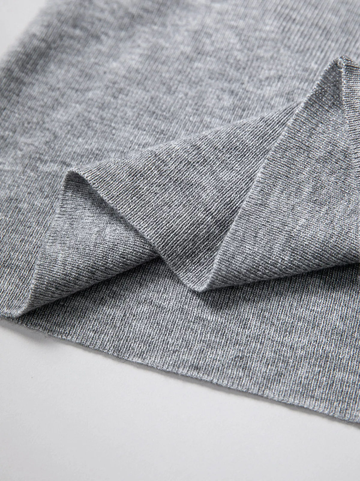 Wool-blend Asymmetric Shoulder Trendy Overfold Knit Top
