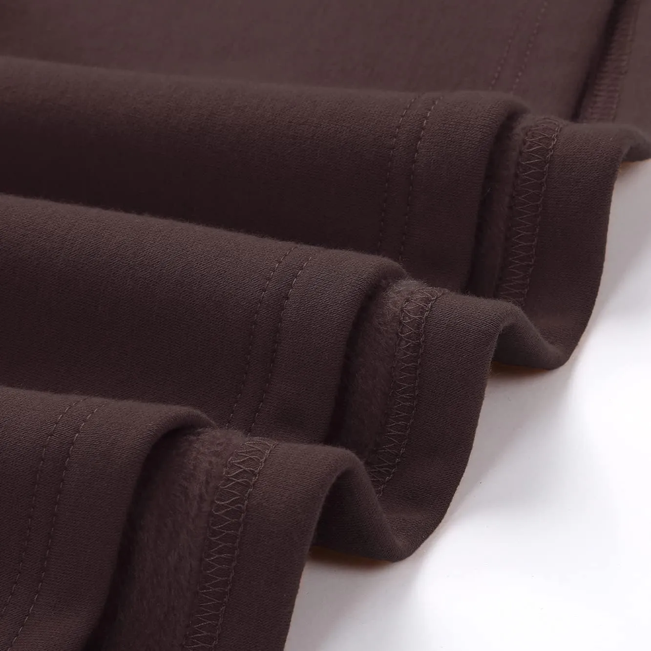 Ylingjun Womens Warm Fleece Lined Long Jersey Skirts Elastic Waist A Line Flared Winter Skirt
